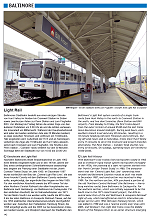 Baltimore Metro Subway Light Rail